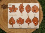 Układanka drewniana liście jesienne