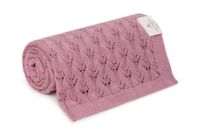 kocyk bambusowy ażurowy my memi