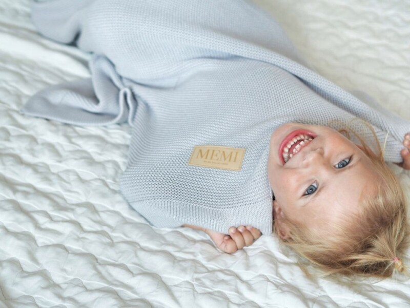 bambusowo-bawełniany kocyk dla dziecka