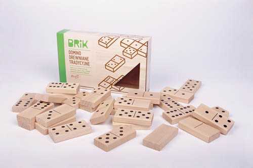 domino drewniane dla dziecka