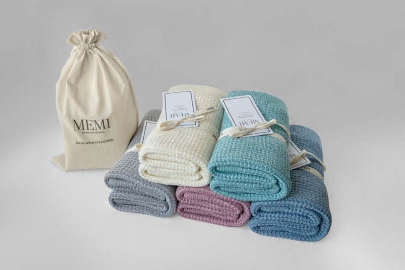 eukaliptusowy kocyk memi eco collection