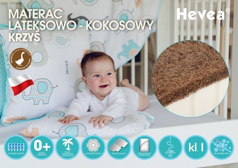 hevea krzyś materac 120x60