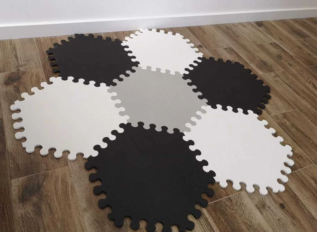 xmata edukacyjna puzzle piankowe na podłogę