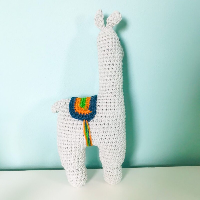 maskotka ręcznie robiona lama