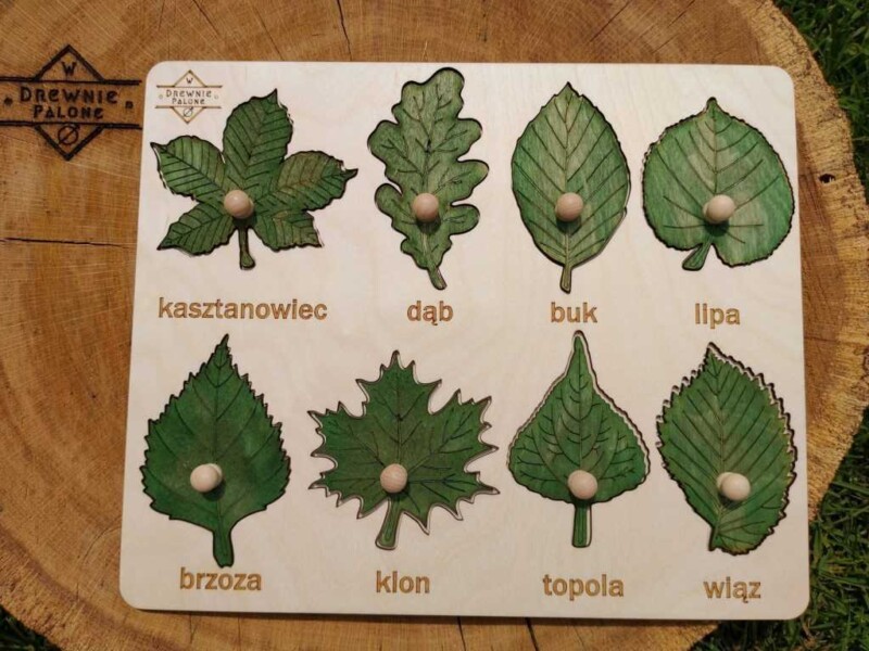 układanka liście