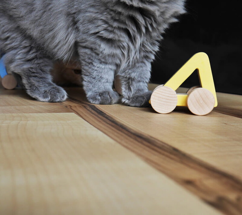 drewniane auto oda lullalove