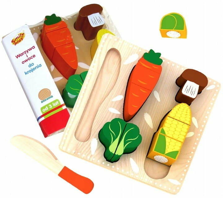 zestaw warzywa do krojenia dla dzieci