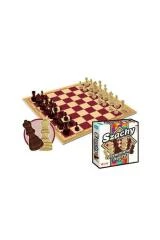 drewniane klasyczne szachy jawa