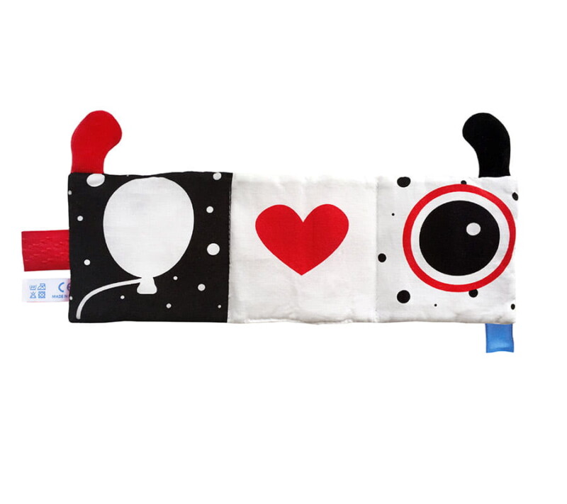 kontrastowa książeczka sensoryczna mr b lullalove