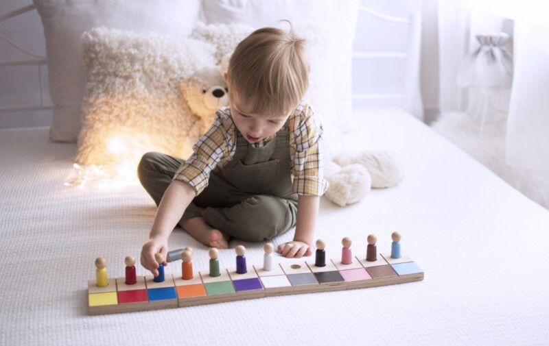 ludziki kolorowe zestaw mały zabawki z duszą