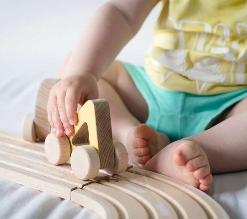 drewniane auto oda lullalove