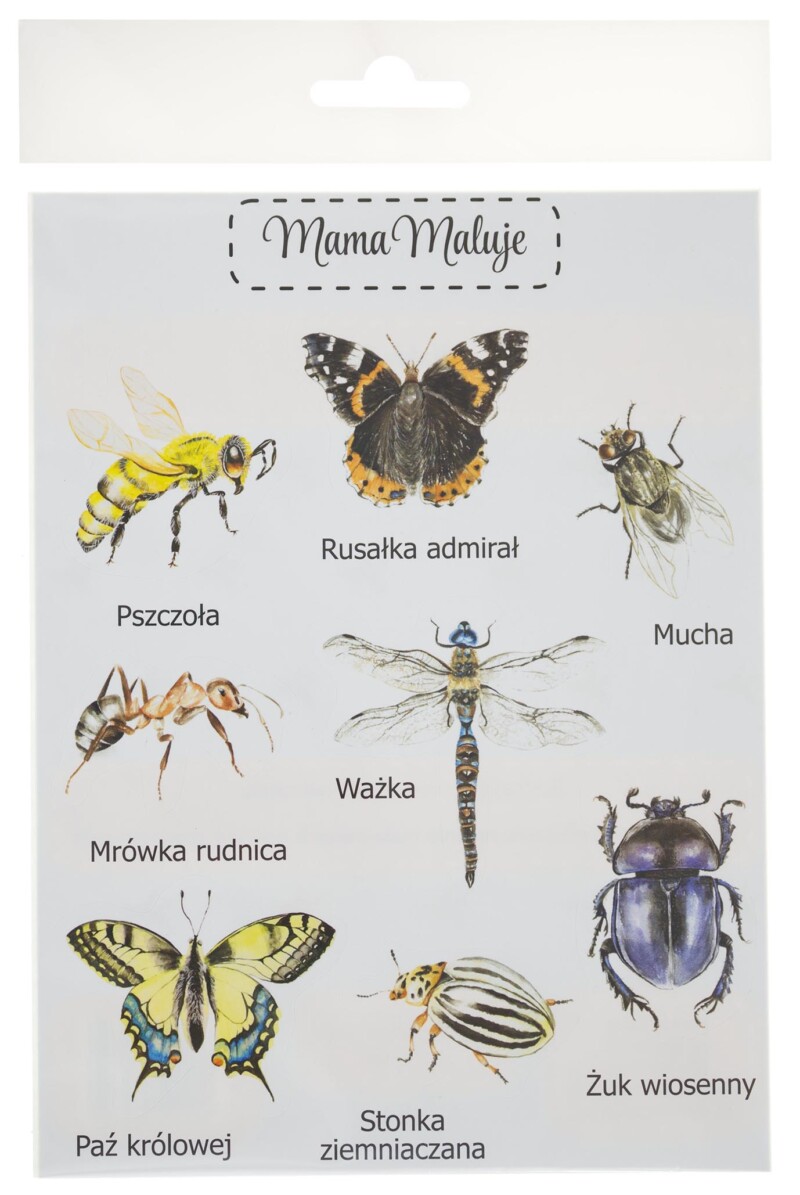 naklejki mama maluje montessori