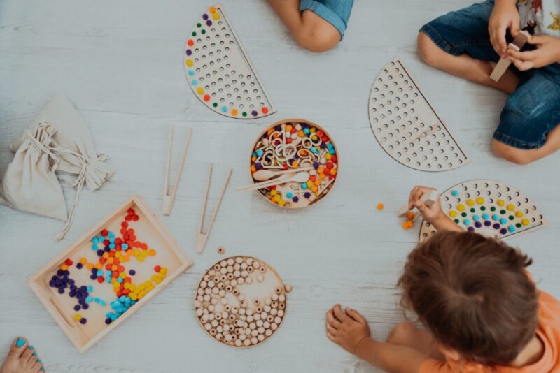 zestaw do kreatywnej zabawy smart box tęcza paticzkowo