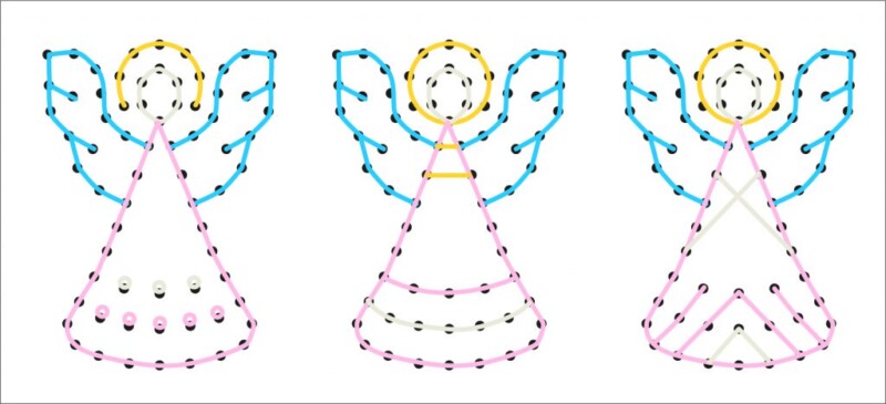 przeplatanka sensoryczna dottka anioł