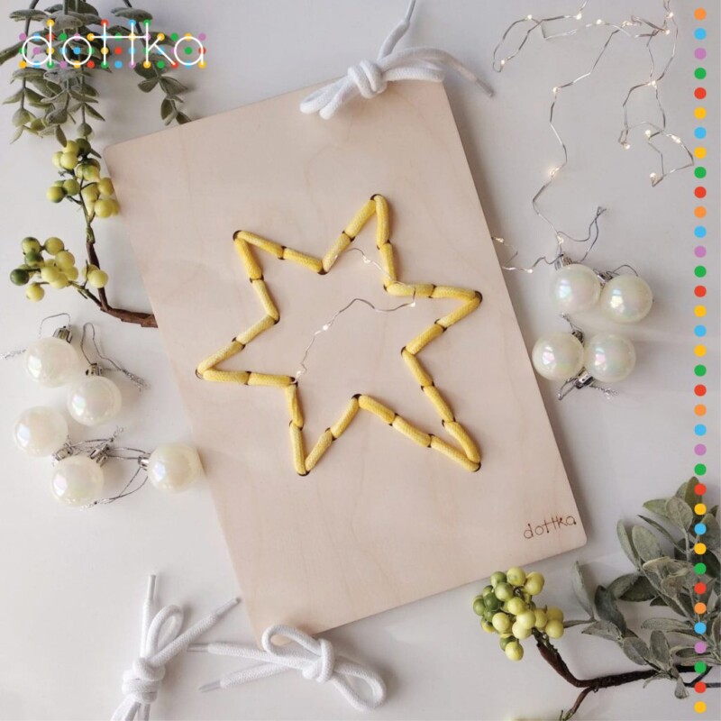 przeplatanka sensoryczna dottka gwiazdka