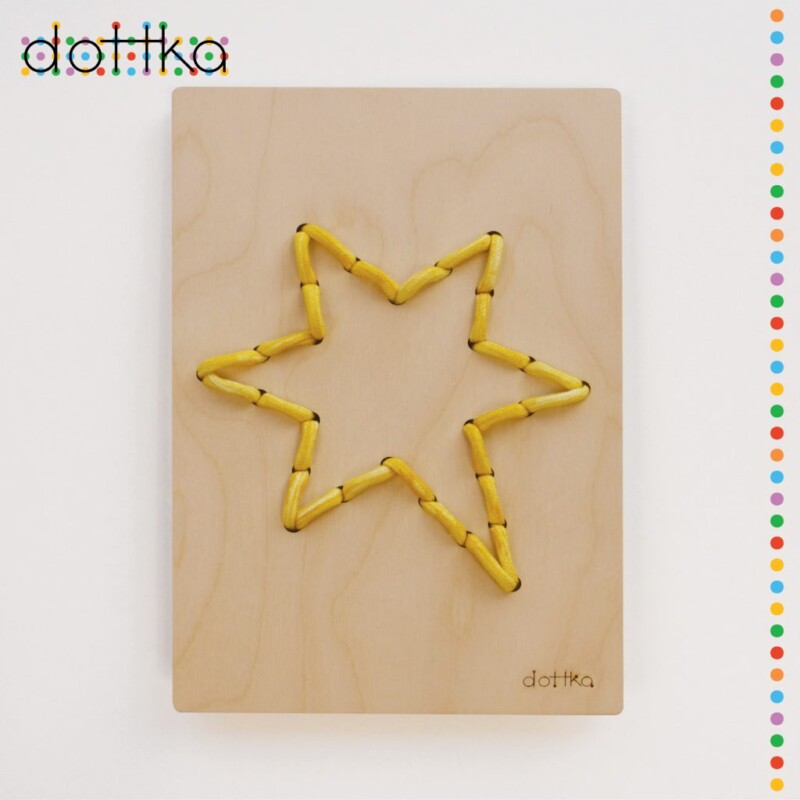 przeplatanka sensoryczna dottka gwiazdka