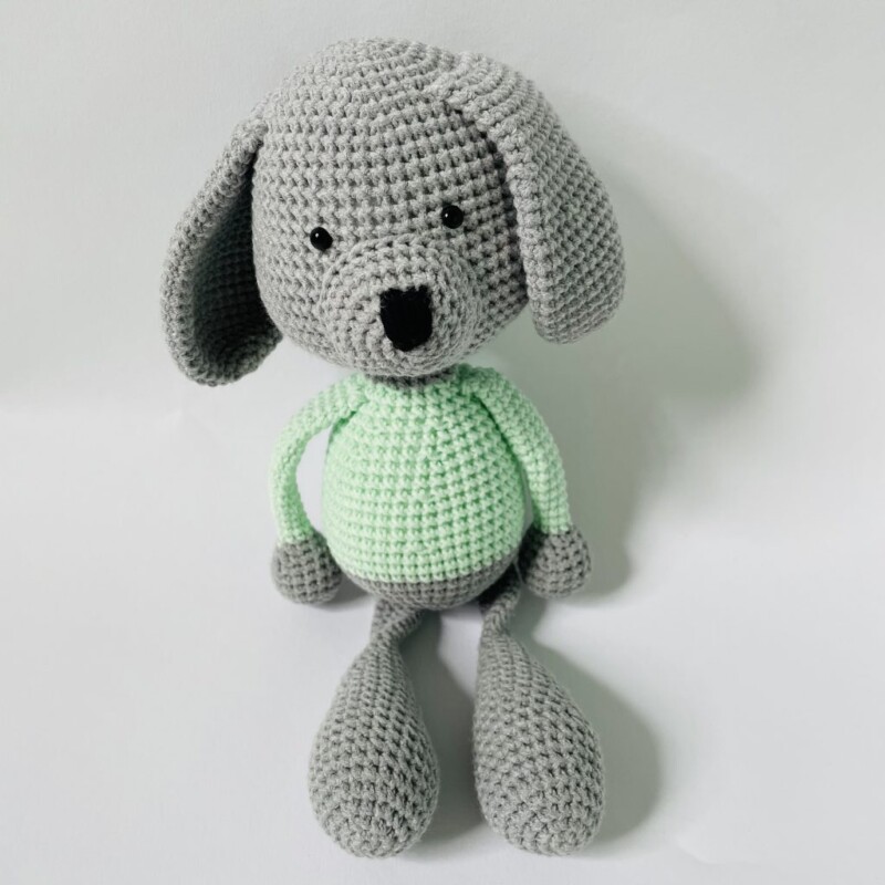 piesek przytulanka ręcznie robiona