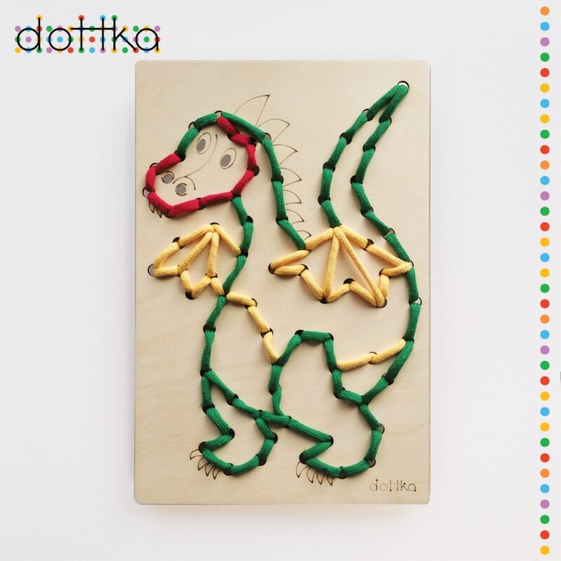 przeplatanka sensoryczna dottka smok