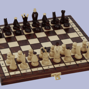 szachy drewniane krolewskie 32cm