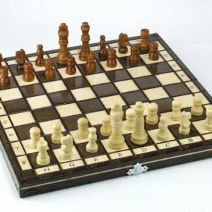 drewniane szachy klasyczne abino