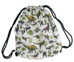 bawełniany worek plecak dinozaury