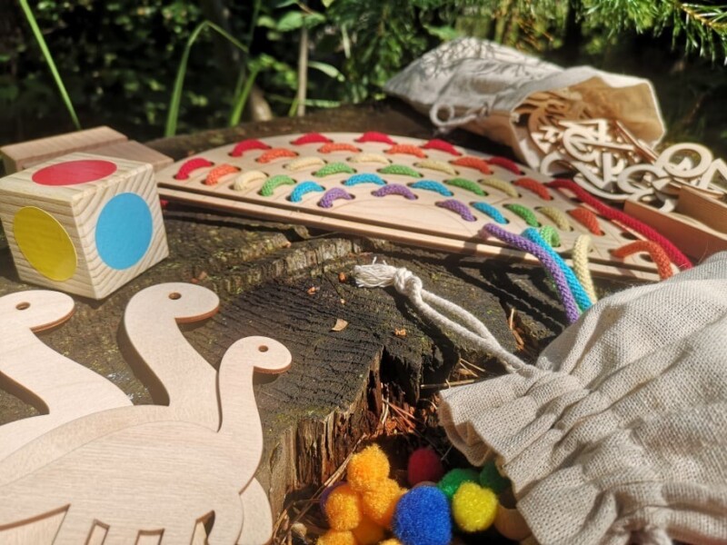 zestaw dla dzieci smart box tęcza paticzkowo