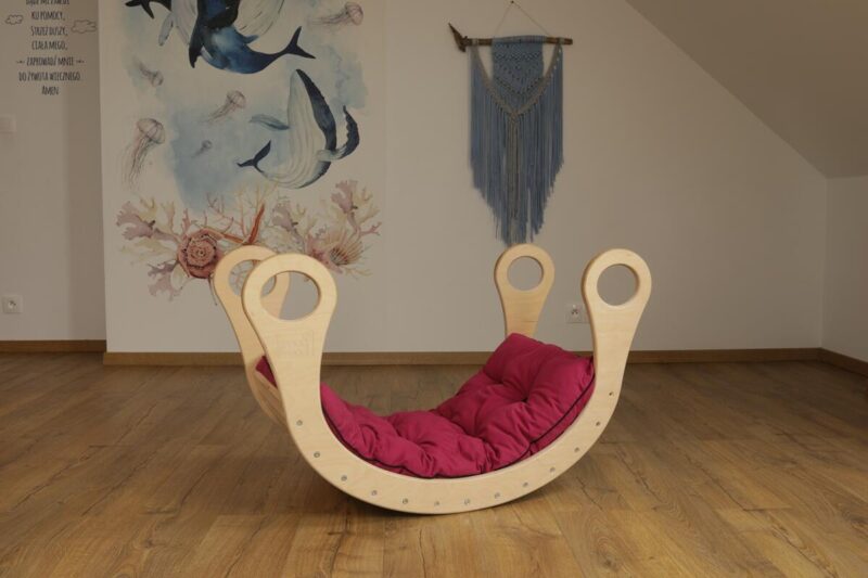 futon różowy good wood