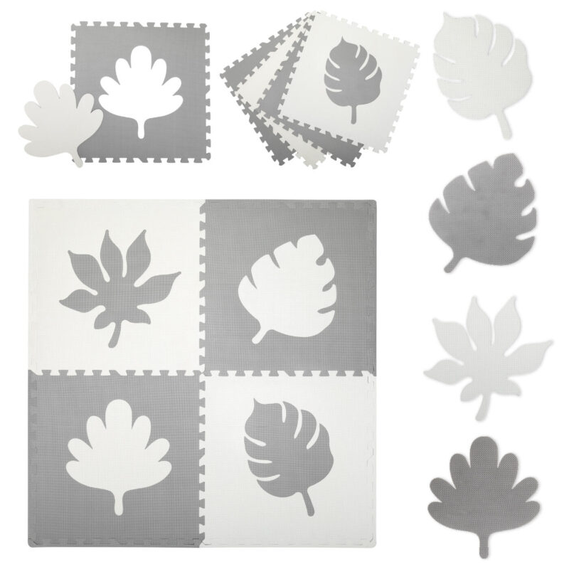 mata piankowa puzzle biało-szare