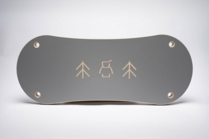 huśtawka szara good wood