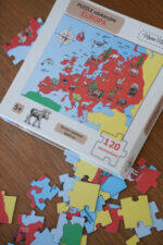 puzzle edukacyjne europa mama maluje