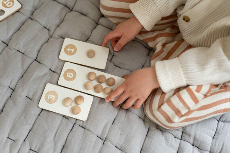 Cyfry – drewniane klocki do nauki liczenia Milin