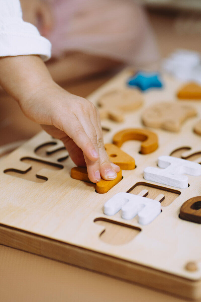 drewniana zabawka Julu