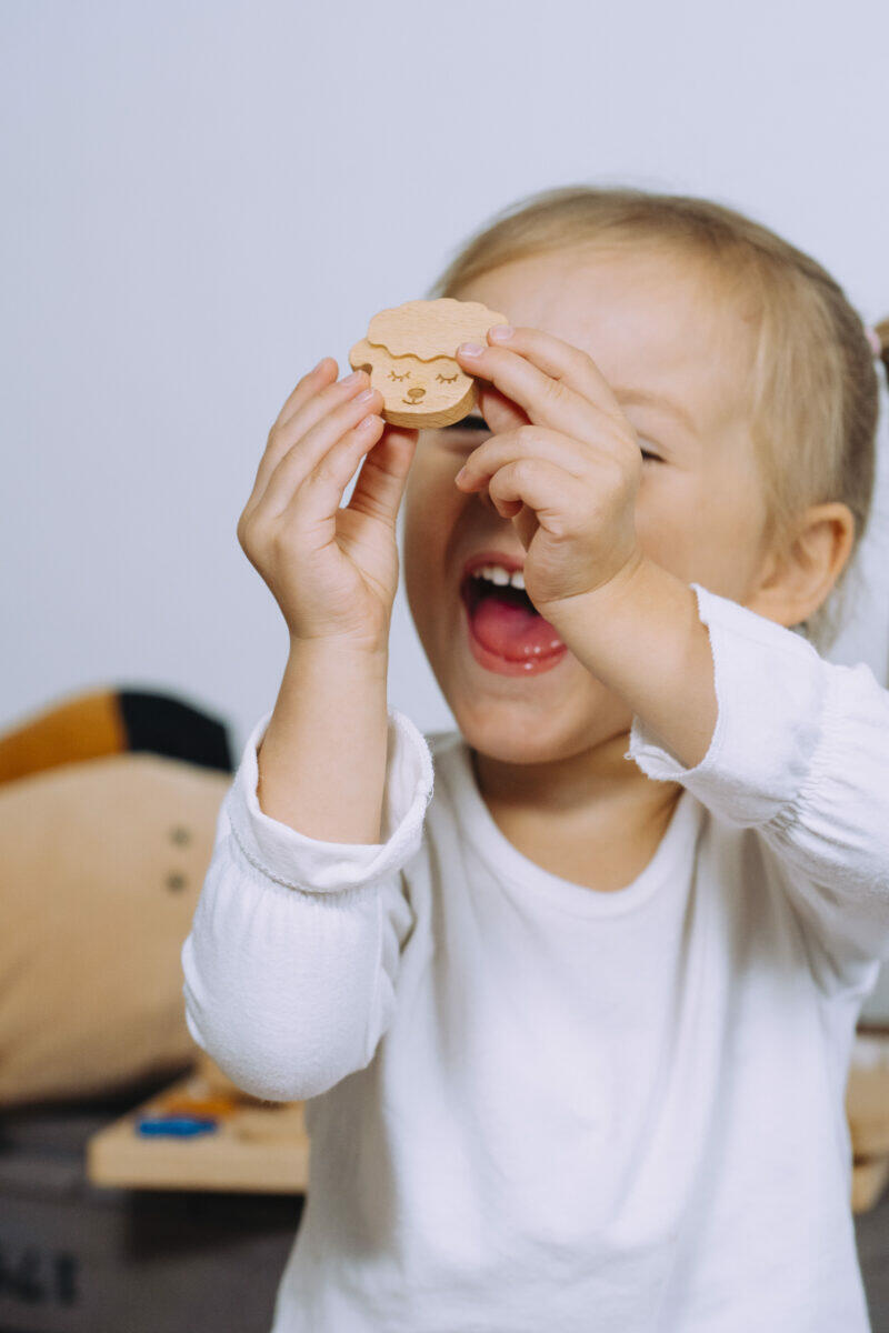 układanka drewniana dla dzieci Julu