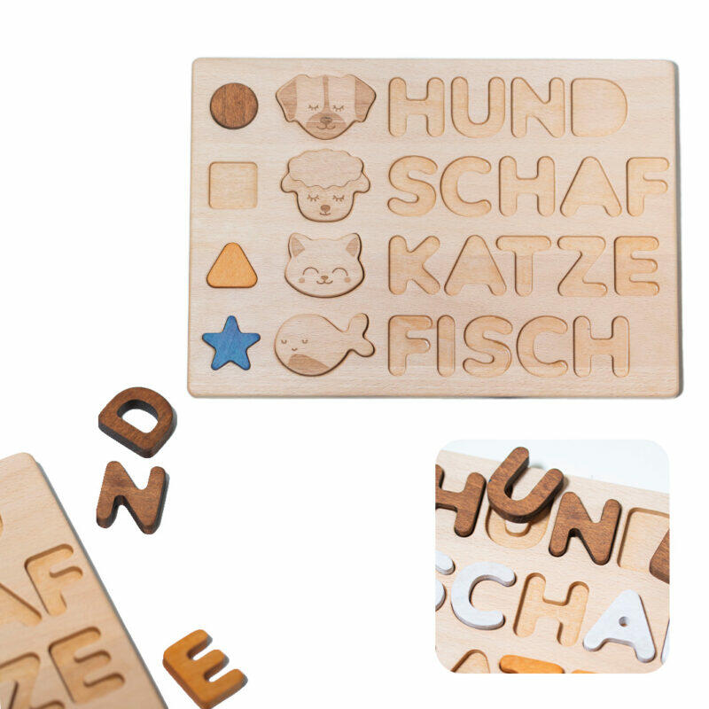 układanka drewniana po niemiecku Julu