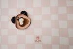 Mata ochronna pod krzesełko chess pink beige