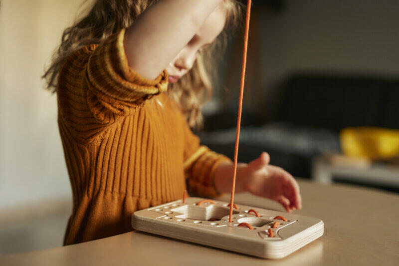 Zestaw kreatywnego rozwoju geoplan+tabliczka+przeplatanka