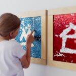 sensoryczne panele z cekinami educol