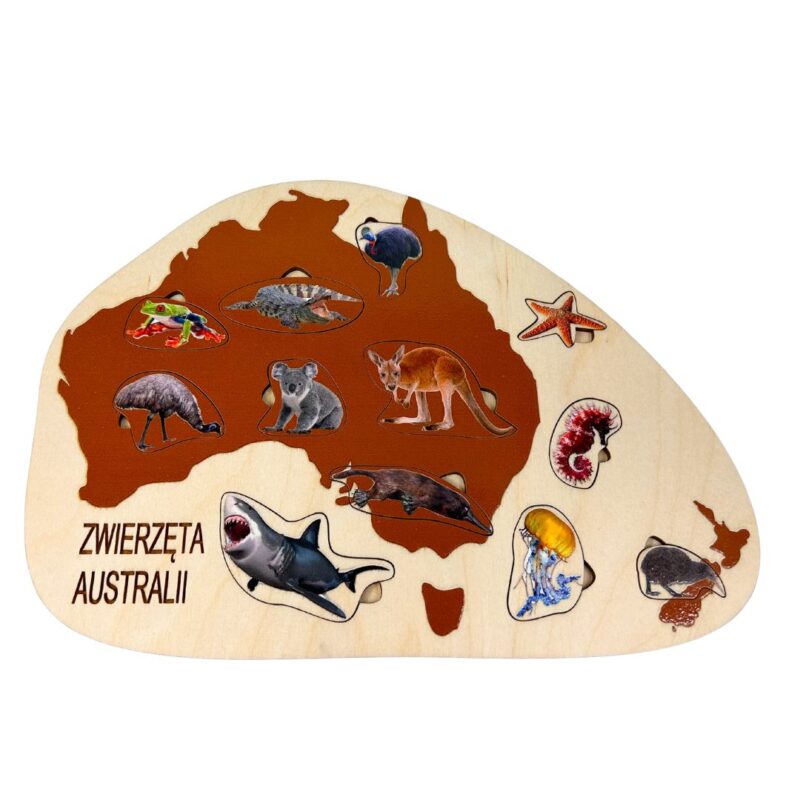 Układanka zwierzęta Australii Skumaj To Układanka zwierzęta Australii Skumaj To