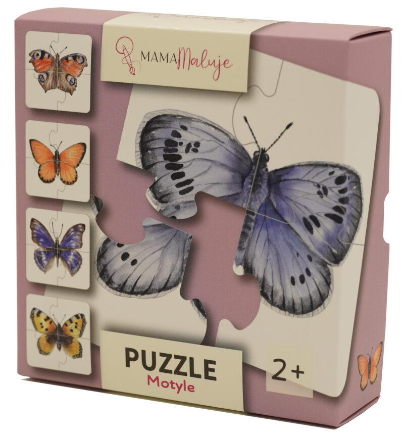 motyle puzzle mama maluje