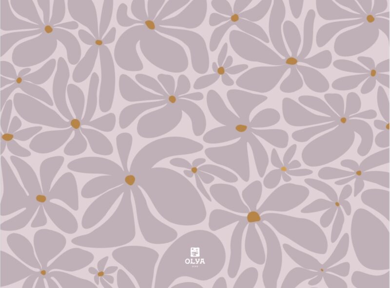 Mata ochronna Daisy Lavender OLYA KIDS