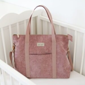 Torba dla mamy Dusty Pink tiny star