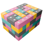 zestaw tuki builder 76 elementów