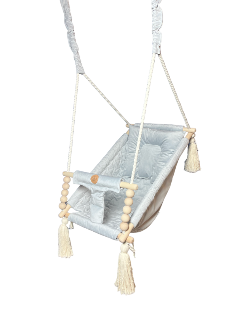 huśtawka leżaczek srebrna