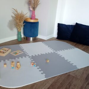 Mata DECO XL biało-szara