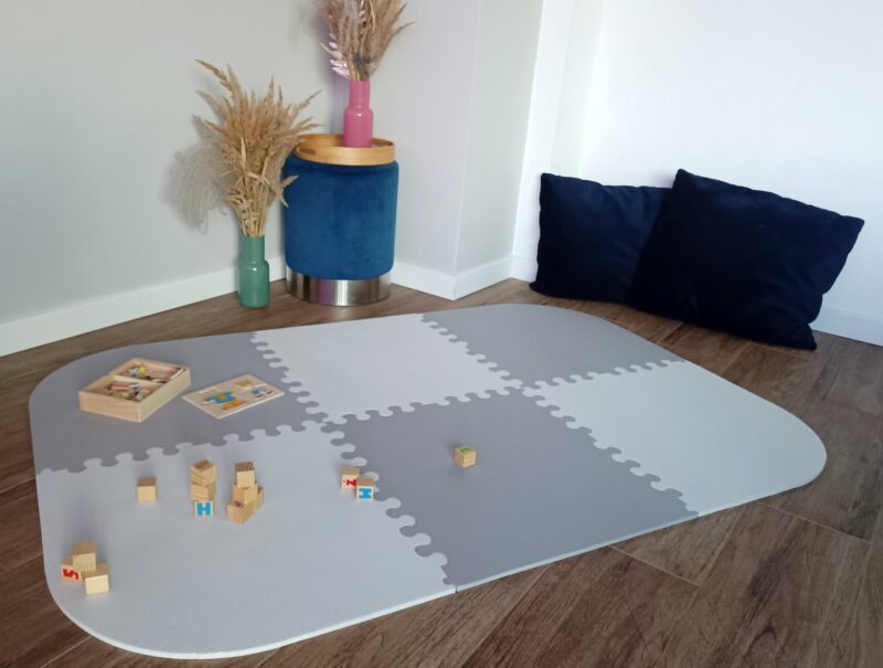 Mata DECO XL biało-szara