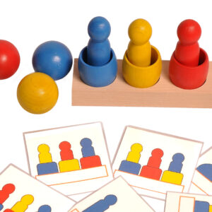 Układanka lewopółkulowa ludzik i kulka Pierwsze Puzzle