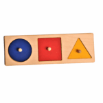 Układanka trzy figury Pierwsze Puzzle