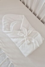 Rożek muślinowy Creme tiny star