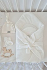 Rożek muślinowy Creme tinystar