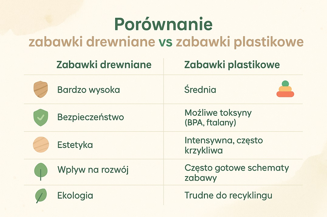 zabawki drewniane vs plastikowe